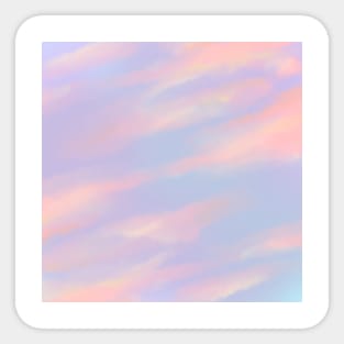 Sky Purple and Pink Sunset Aesthetic lofi art Sticker